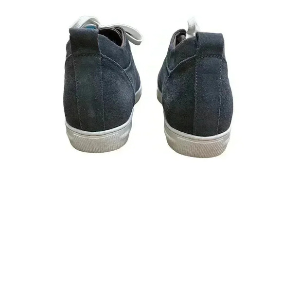 Calden Men's Invisible Height Increasing Elevator Shoes - Charcoal Grey Suede Le - Picture 5 of 6